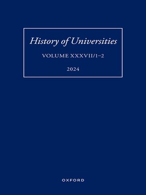 cover image of History of Universities